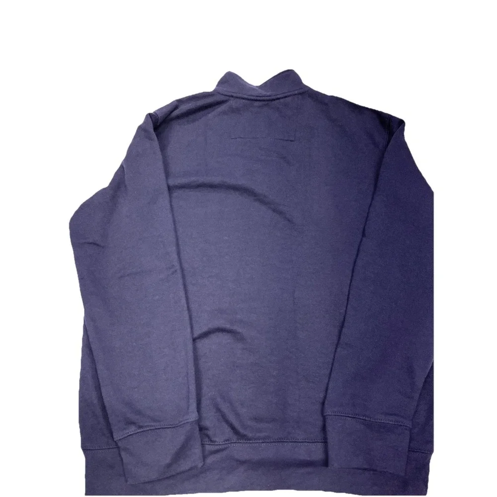 CHAPS Ralph Lauren 1/4‎ Zip Pullover Sweater Men's Size Medium Blue Fleece